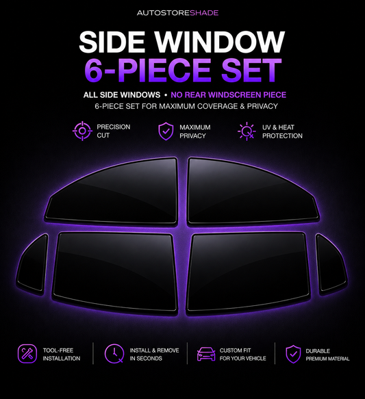 Full Side Window Set — Removable Precut Tint for All Side Windows