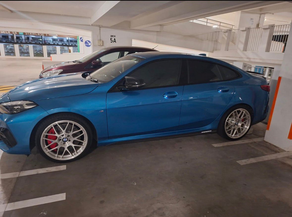 BMW 2 Series Gran Coupe with tinted side windows